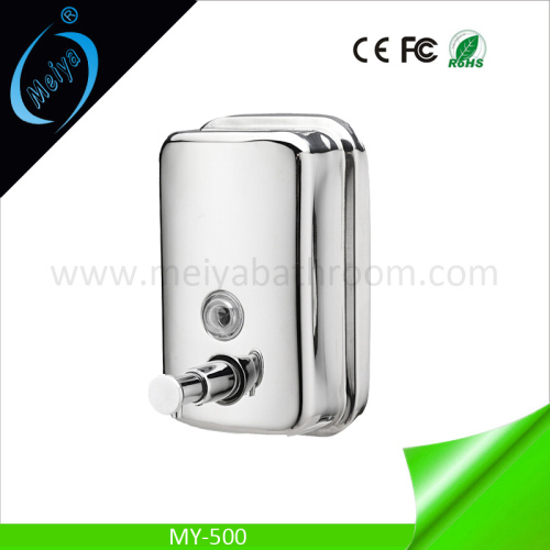 500ml stainless steel manual soap dispenser