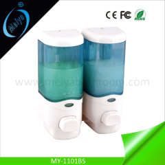 double sanitizer dispenser bathroom lotion dispenser