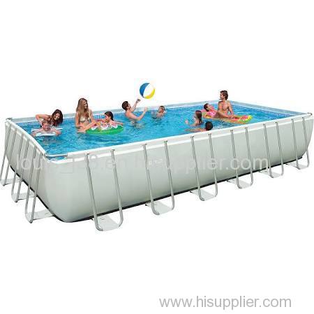 Intex 24'x12'x52" Ultra Frame Rectangular Pool Complete Set | 54977EG