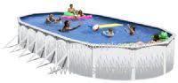 Heritage Oval 30 x 15 x 52 Above Ground Swimming Pool Deep Gold