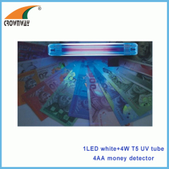 UV LED money detector lamp 4W T5 UV tube lights LED pocket lamp