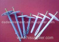 Plastic Insulation Plug/Plastic Insulation Fixing With Nail