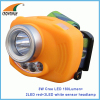 3W Cree LED sensor headlamp 180Lumen high power 3*AAA battery camping light