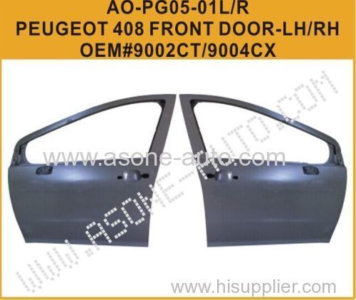 Front Door For Peugeot 408 Auto Body Parts OEM=9002CT