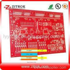 OSP 4Layer Red soldermask 2.0mm board thickness PCB