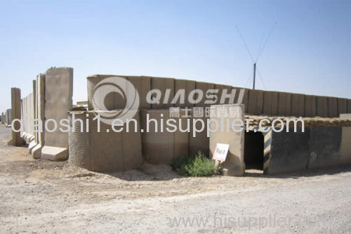 Qiaoshi barrier/gulf war blast wall wire mesh/fire barrier