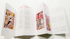 Reliable five folded business brochure printing