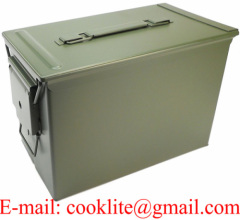 Cofre porta municao / Caixa metalica militar para municao - M19A1/M2A1/PA108