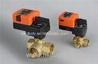 Solid Brass Autamatic Electric Control Ball Valve 2-Way And 3-Way