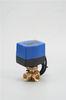 24VAC 3-Way DN25 Electric Ball Valve for Water Control Blue Shell with Air Water Gas