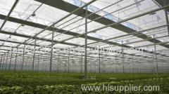 3.25m Width Greenhouse Climate Control Shade Curtains Energy Saving Close Type inner Use Shading Rate 75%