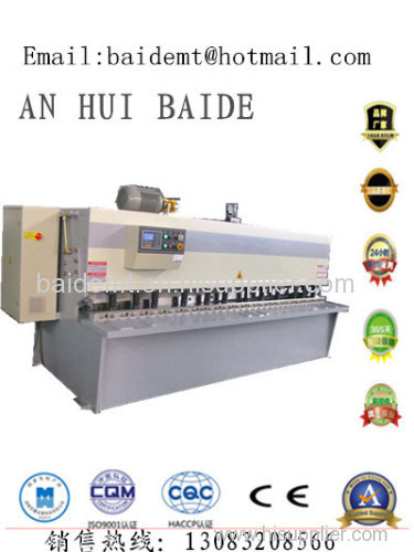 Nc Hydraulic Metal Swing Beam Shearing Machine