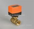 Motor Driven Small Size Mini Electric Ball Valves in Solar / Water / HVAC systems