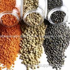 Lentils at very moderate prices.