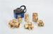 Water Glycol Medium Motorized Ball Valve With Manual Switch 2 Or 3 Way DN 25