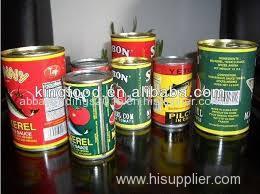 Canned sardine fish canned mackerel fish