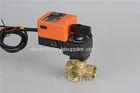 Stainless Steel Brass Fast Running Electric Operated Valve With Manual Function