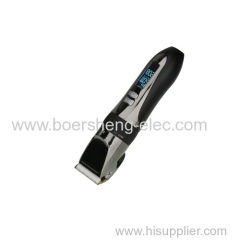 Rechargeable Hair Clipper with Large LED Electric Capacity Indicator Light with 5 Levels Speeding to Work