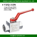 M18*1.5 female or male thread or BSP3/8 thread two way high pressure ball valve