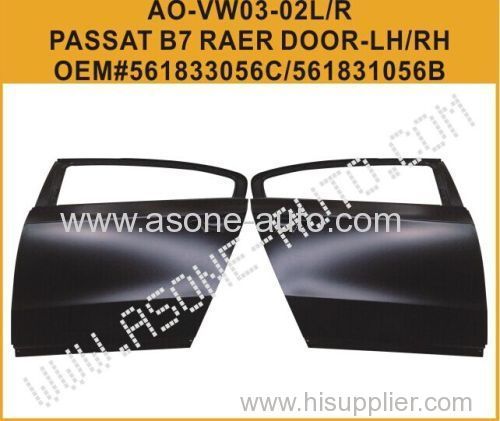 AsOne VW PASSAT B7 Rear Door Shell Auto Body Parts OEM=561833056C