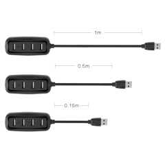 Vention High Speed Mini USB 2.0 4 Ports USB Port For Laptop PC Computer Laptop Peripherals Accessories