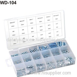 360PC SCREW NUT BOLT ASSORTMENT