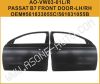 AsOne VW PASSAT B7 Front Door Shell Auto Body Parts OEM=561833055C