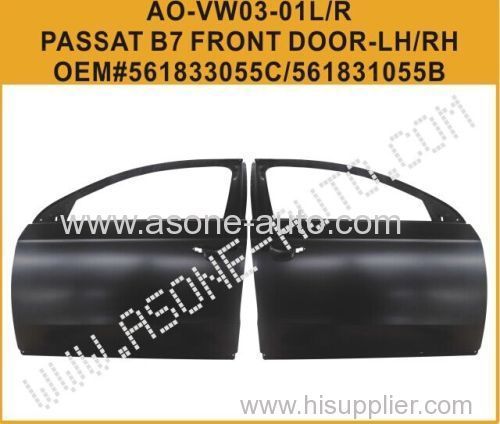 AsOne VW PASSAT B7 Front Door Shell Auto Body Parts OEM=561833055C