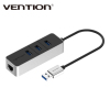 Vention Newset USB 3.0 To 10/100 Mbps Lan Network Ethernet Adapter Card + 3 Port USB HUB For Mac OS Tablet PC