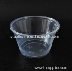 4oz translucent PP Souffle Cup / Portion Cup /Sauce cup with PET lid - 2500 / Case