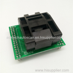0.5mm QFP48 burn-in test socket TQFP48 LQFP48 to DIP48 programmer adapter