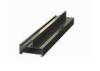 6063 6061 Aluminum Door Extrusions Mill Finished / Anodiziing Extruded Steel Profiles