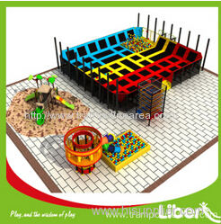 Free Design Project Indoor Trampoline Basketball Court for Children