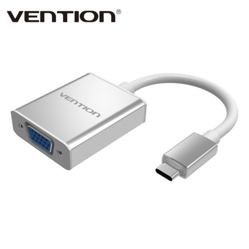 Vention Newset USB 3.1 Type C To VGA 1080P HDTV Adapter Cable with ABS+Zinc Alloy Case For New Macbook