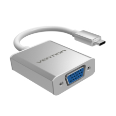 Vention Newset USB 3.1 Type C To VGA 1080P HDTV Adapter Cable with ABS+Zinc Alloy Case For New Macbook