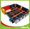 Europe Standard Indoor Trampoline Game with Enclosure