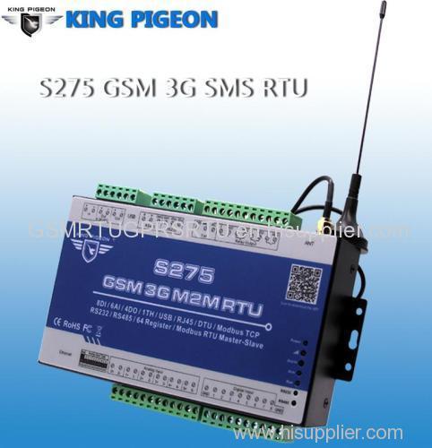 3G SMS RTU with 8DI+6AI+4DO+1TH+1USB+1RS232/485+64Registers+RJ45