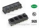 Pcb Mount Multi Port Rj45 Female Connector Support 4pin 6pin 8pin