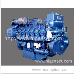 Marine Auxiliary Diesel Engine 4-cylinder 66kw for Generator Set