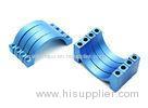 Custom CNC Aluminum 5mm Tube Clamp Anodized Blue / Red / Silver / Gold