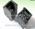 6 Pin / 8 Pin / 10pin Side Entry Vertical Mount Rj 11 Rj45 Connector For PCB