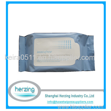 females cleaning facial natural makeup remover wipes