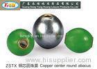 30G cooper center round abacus sinker fishing lead weight die casting fishing lead sinker