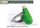 45G hexagon lead sinker with single loop fishing lead weight die casting fishing lead sinker