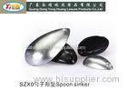 Black Gray Spoon shape saltwater fishing sinkers lead tackle accessories