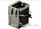 Single Port RJ45 Ethernet Jack 10 / 100base - T Panel Mount With Led