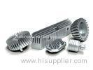 Custom Silver Aluminum Heatsink Extrusion Profiles With Wood Chromizing / Chromising