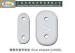 Die casting oval type Lead Curtain Weights with logo 17-50G