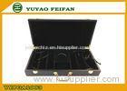 Promotion Deluxe Wooden Poker Chip Case 300 Pcs With Two Side Handle