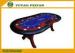 Deluxe Folding Poker Table Top Solid Wooden Feet Club Home For Fun